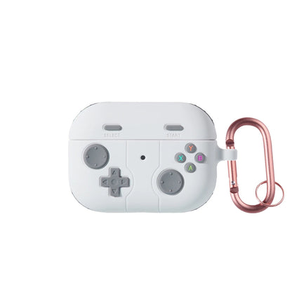 Earphone Case For Airpods 4 2024 Cute Cartoon 3D Gamepad Silicone Shockproof Box Cover For Airpods Pro 2 2nd 3 Cases With Hook