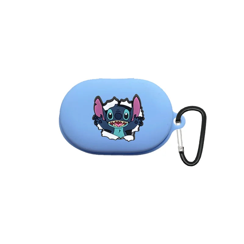 Disney cartoon Redmi Airdots protective case with hook suitable for Xiaomi Mi Redmi Airdots 1/2 Airdotse earphone charging case