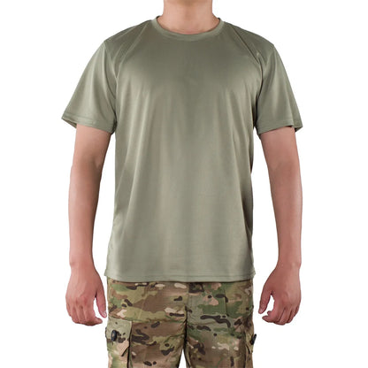 MEGE Men Tactical T Shirt Men's Quick Dry Workout Short Sleeve O-neck Quick-Drying gym T Shirts Plus Size Casual Oversized 4XL