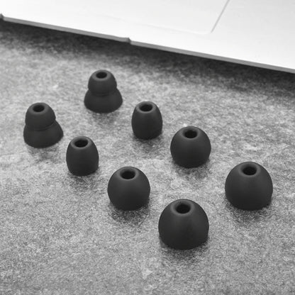 4Pairs Soft Silicone Earbuds Earphone Tips Earplug Cover for Beats Flex / Beats X / Powerbeats Pro Headphone Eartips replacement