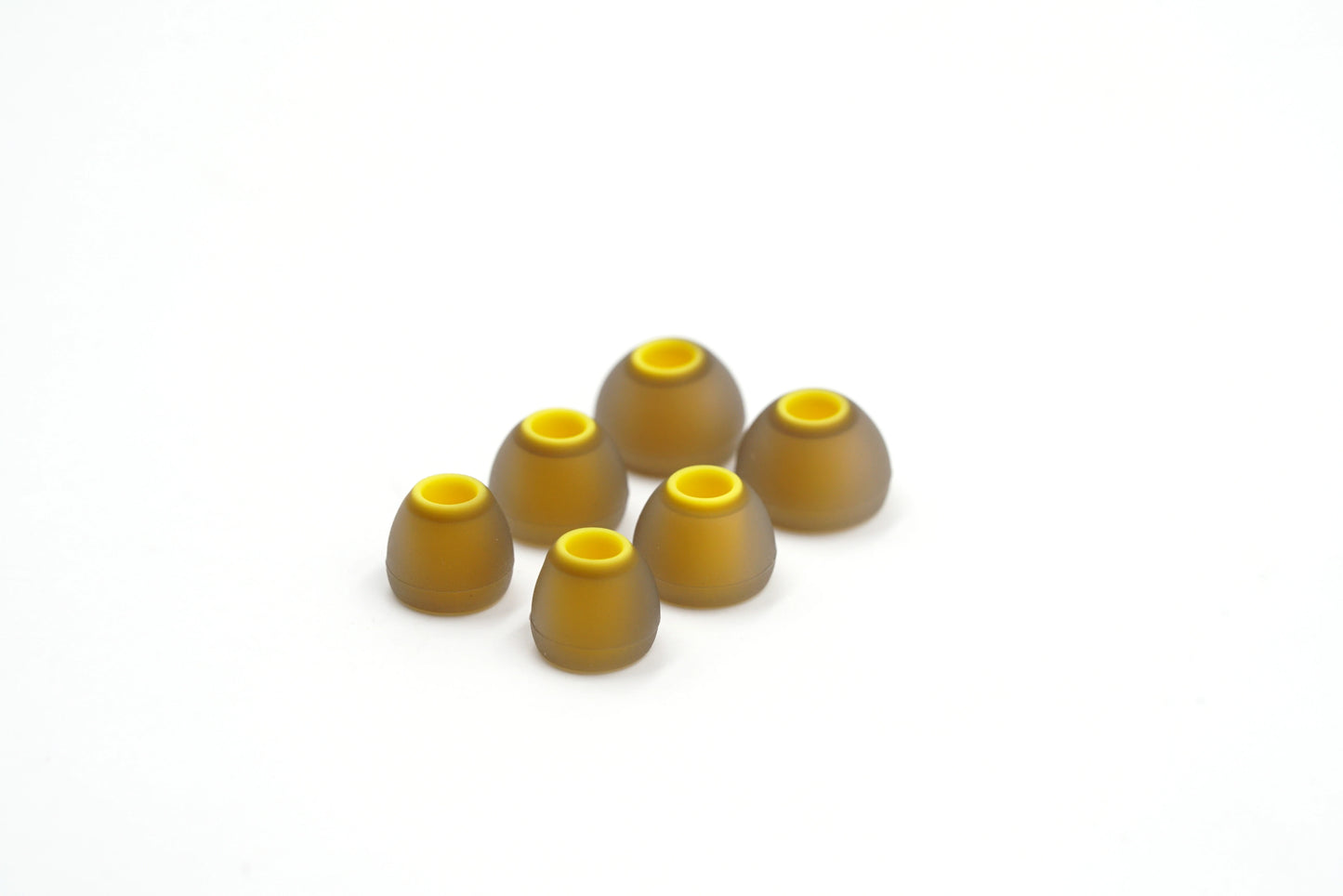 BQEYZ Winter Ultra Eartips Yellow Silicone Earcap 3 Pairs Replacement Silicone Eartips Compatible with BQEYZ Earphone