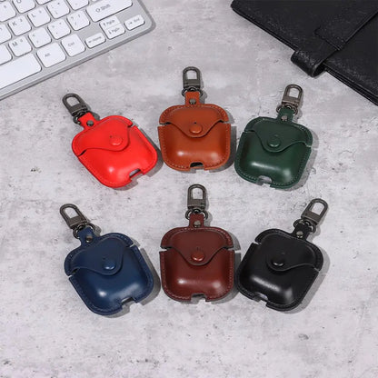 PU Leather Bluetooth Wireless Earphone Case for Apple Airpods 1/2/3/Pro Ultralight Fashion Headphones Case Protective Cover
