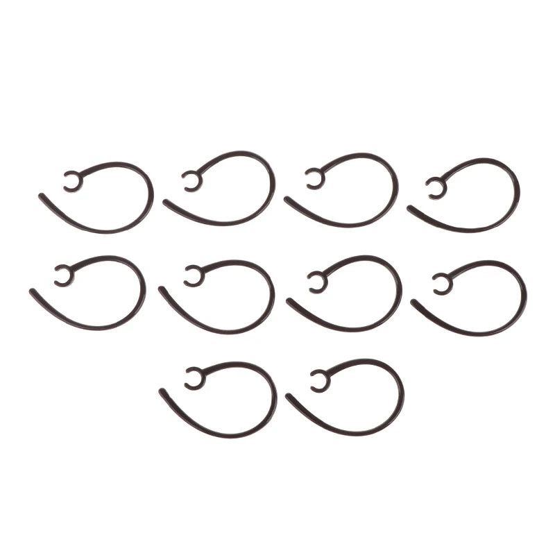 10Pcs Universal Bluetooth Headset Earhooks 6MM Hanger Accessories Hook Loop Universal Caps Ear Ear Ear Clip Hooks