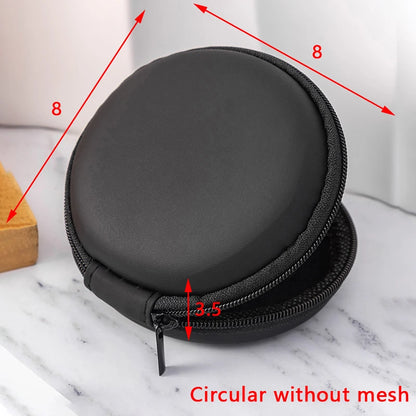 Mini Square EVA Earphone Protective Box Digital Charger Headphone Storage Bag USB Data Cable Organizer Carrying Pouch