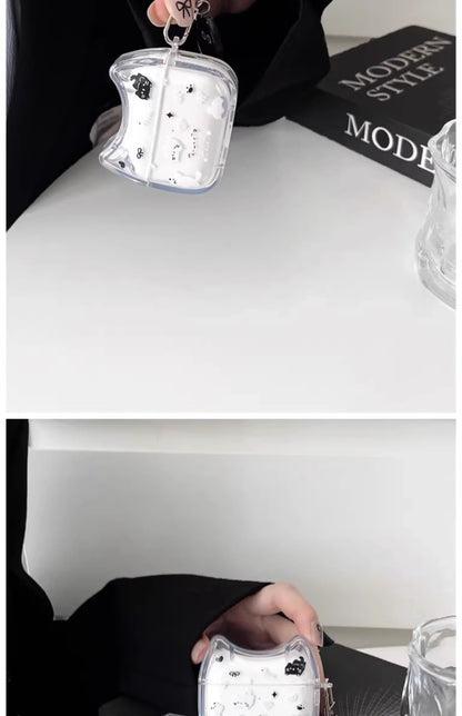 Floral Cute Cat Airpodspro2 Wireless Bluetooth Earphone Protective Cover1/2/3 Generations Cartoon Anti Drop Small And Convenient