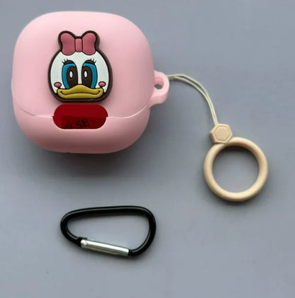 For (MI)Xiaomi Buds 5 ProTrue Wireless Bluetooth Earphone Cover DIY Cartoon Silicone Anti Drop Soft Cover With Hook