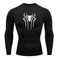 Animated Compression T Shirt Dagger Print for Men Athletic Quick Dry Tops Rash Guard Gym Workout Running Baselayers Undershirts