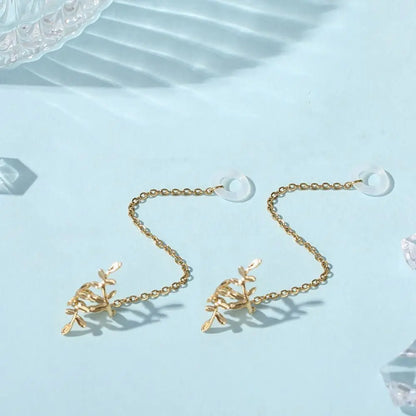 For Bluetooth Earphones New Fashion Stainless Steel Anti-Lost Earrings Wireless Earphone Clip Holder Earphone Accessories