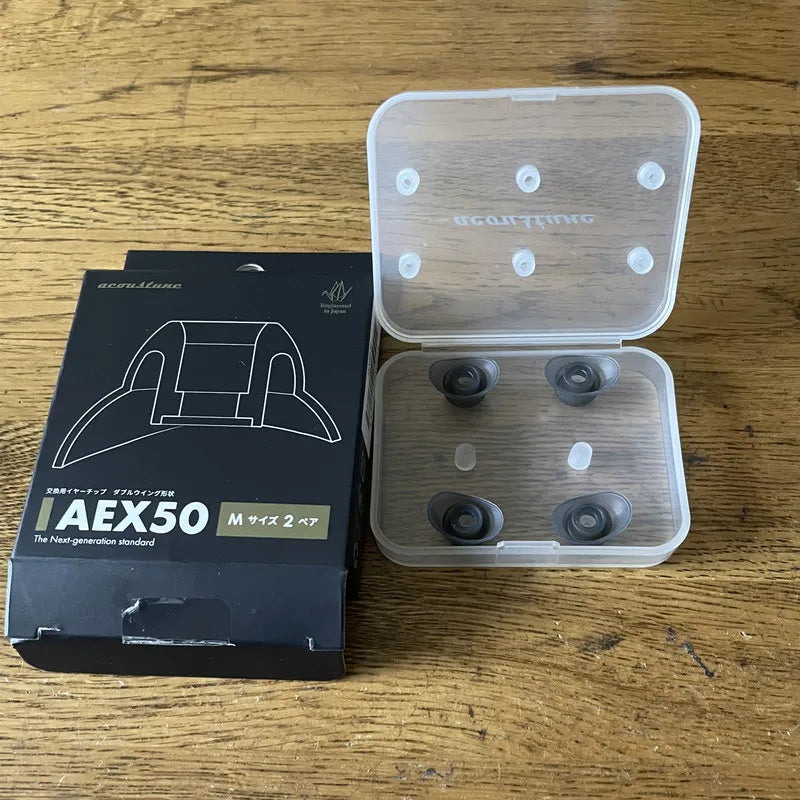 2pairs Acoustune Eartips for AEX50 Earbuds Earphone Plugs Silicone Odin in-ear Cap Earplug Cover Headphone Eartips Accessories