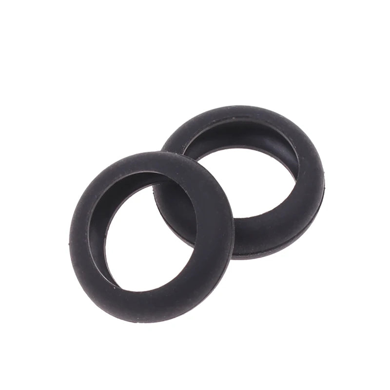 10pcs Flat Earphones Silicon Rubber Ring Case Flexible Earphone Shell Cover for 15mm Earphones