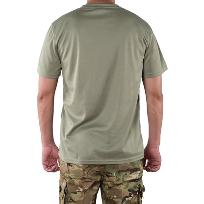 MEGE Men Tactical T Shirt Men's Quick Dry Workout Short Sleeve O-neck Quick-Drying gym T Shirts Plus Size Casual Oversized 4XL