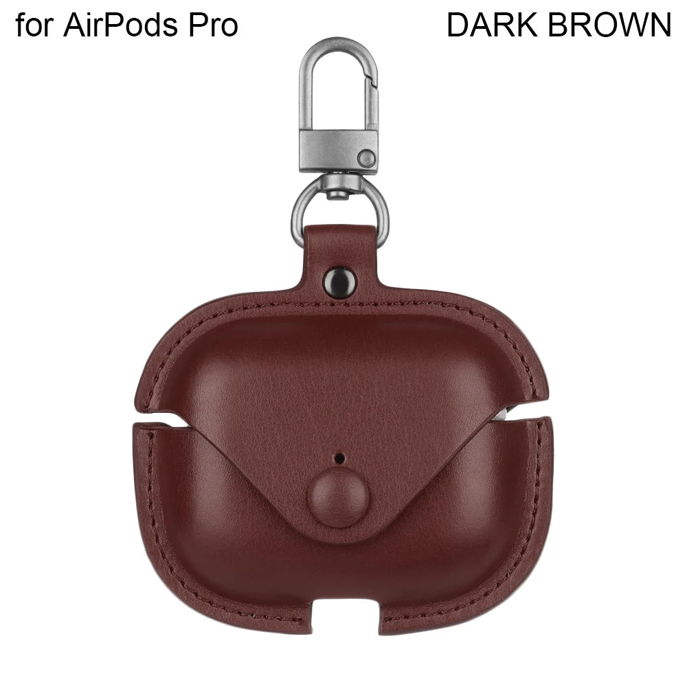 PU Leather Bluetooth Wireless Earphone Case for Apple Airpods 1/2/3/Pro Ultralight Fashion Headphones Case Protective Cover