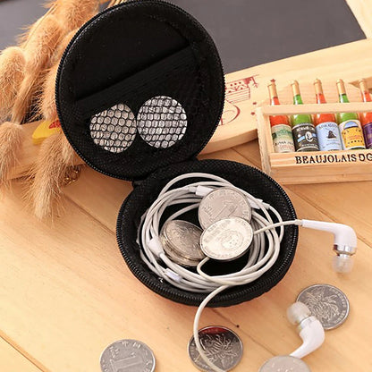 Mini Square EVA Earphone Protective Box Digital Charger Headphone Storage Bag USB Data Cable Organizer Carrying Pouch