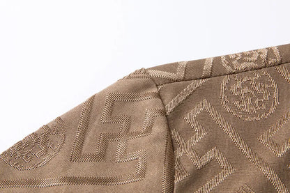 High end brand ice silk round neck short sleeved T-shirt for men's 2024 summer new fashionable printed comfortable casual top