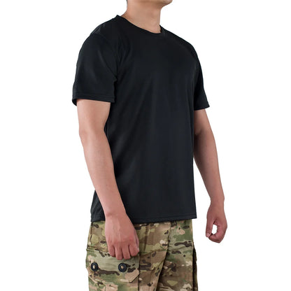 MEGE Men Tactical T Shirt Men's Quick Dry Workout Short Sleeve O-neck Quick-Drying gym T Shirts Plus Size Casual Oversized 4XL