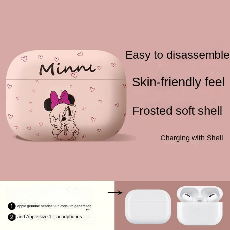 Cover for Apple AirPods 1 2 3 3rd Case for AirPods Pro Case Cute Cartoon Disney Anime Air Pords Pro2 Earphone Case Accessories