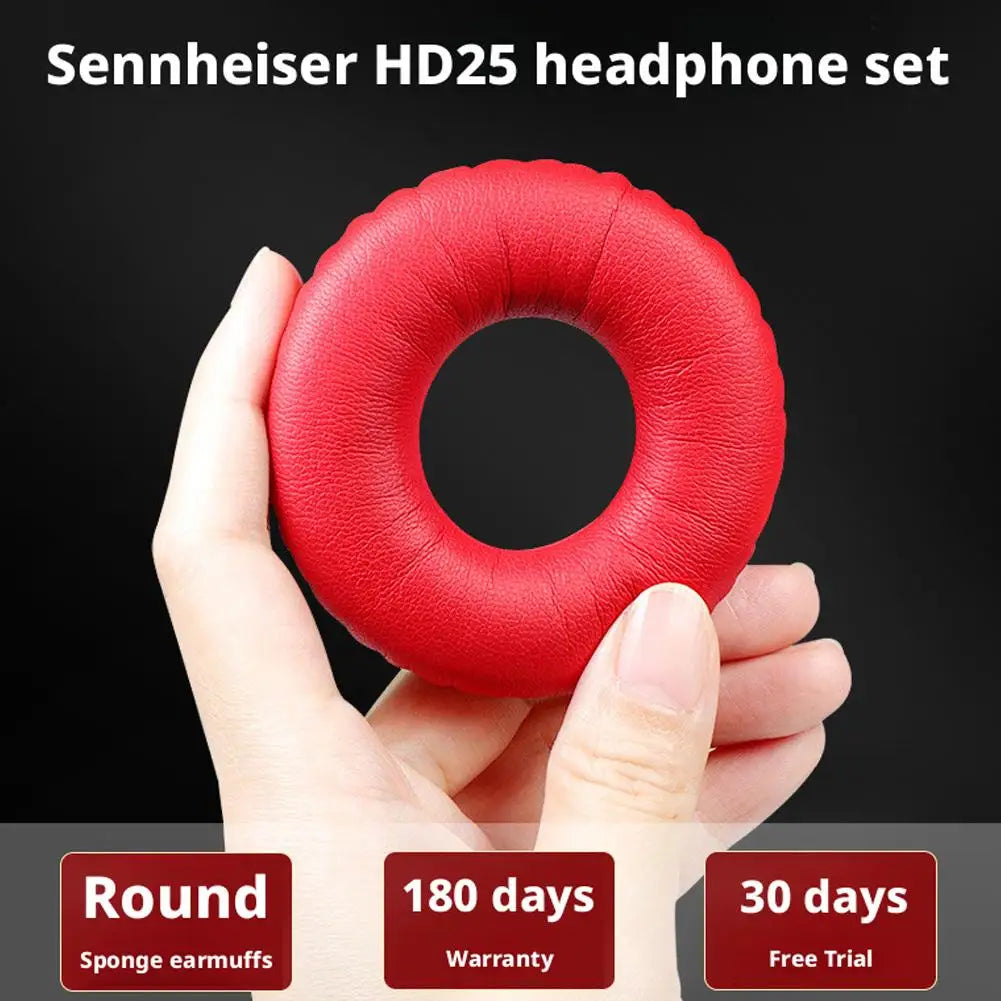 Replacement Earpads for Sennheiser HD25 HD25-1II HD25SP, Sponge Ear Cushions Cotton Ear Pads Headphone Accessories