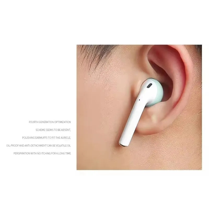 1pair Ear Pads For Airpods Free Buds3 Pro Wireless Bluetooth Iphone Earphones Silicone Ear Caps Earphone Case Earpads Eartips