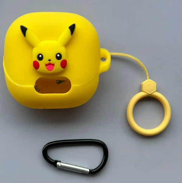 For (MI)Xiaomi Buds 5 ProTrue Wireless Bluetooth Earphone Cover DIY Cartoon Silicone Anti Drop Soft Cover With Hook