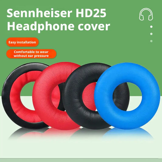 Replacement Earpads for Sennheiser HD25 HD25-1II HD25SP, Sponge Ear Cushions Cotton Ear Pads Headphone Accessories