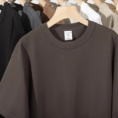 100% Cotton T Shirts Unisex 450G High Quality White T-shirts Tee Shirts Summer Blank Tshirt For Men Camisetas Para Hombre