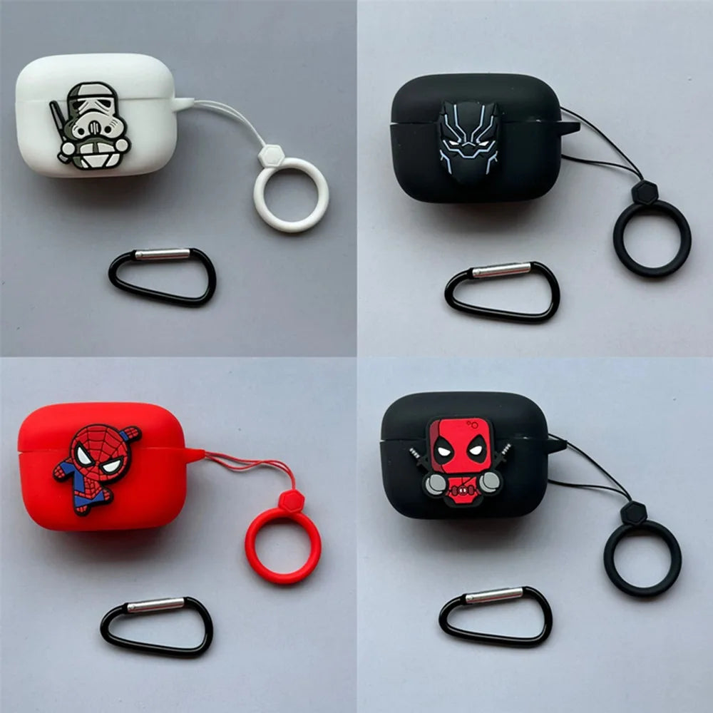 Cartoon Case For TAGRY X08 Case Silicone Ring Anti-drop Protect Earphone Case soft Silicone hearphone box