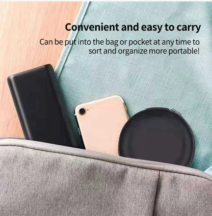 Earphones Holder Case Portable Storage Carrying Hard Bag Box Case For Headphone Accessories Earbuds Memory Card USB Data Cables