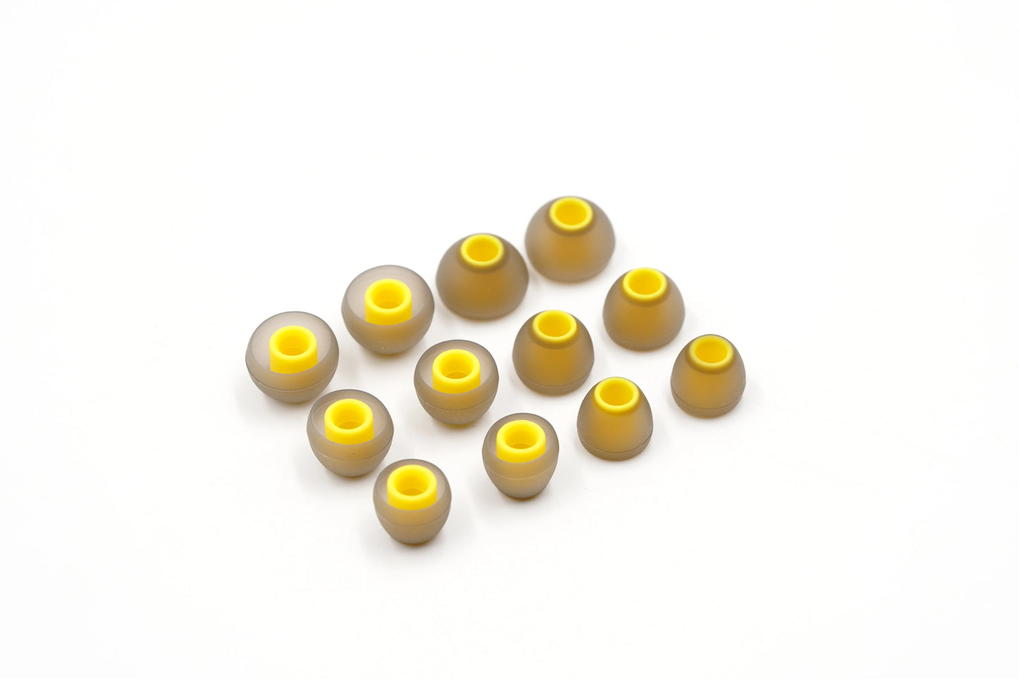 BQEYZ Winter Ultra Eartips Yellow Silicone Earcap 3 Pairs Replacement Silicone Eartips Compatible with BQEYZ Earphone