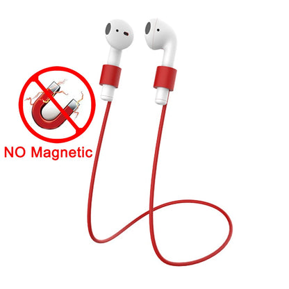 Magnetic Anti-Lost Silicone Earphone Neck Rope For AirPods 1 2 3 Pro Wireless Bluetooth Headphone Neck Strap Cord String Lanyard