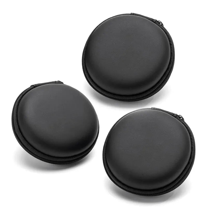 Earphone Case EVA Hard Shell Headset Protective Box Travel Headphone Carrying Bag for Wireless Bluetooth Headphone Storage Bag
