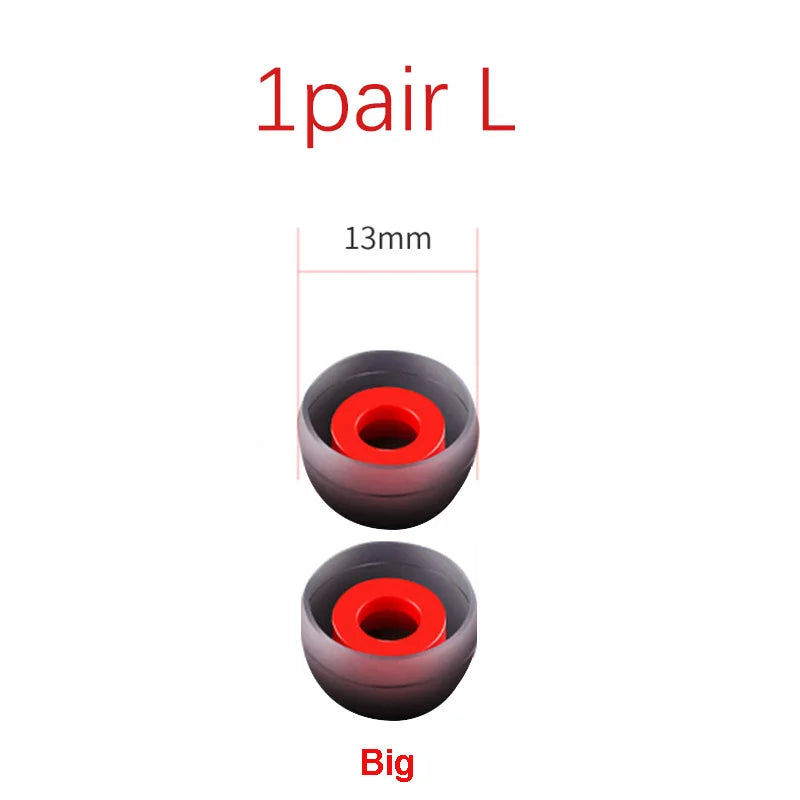 3/1 Pairs Ear Pads For Headphones Earphone Tips Silicone Ear Tips Small In-ear Earphone Covers Earbuds Eartips Accessories