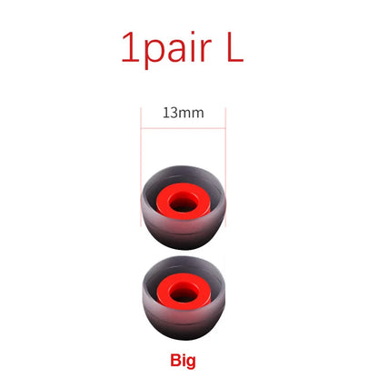 3/1 Pairs Ear Pads For Headphones Earphone Tips Silicone Ear Tips Small In-ear Earphone Covers Earbuds Eartips Accessories