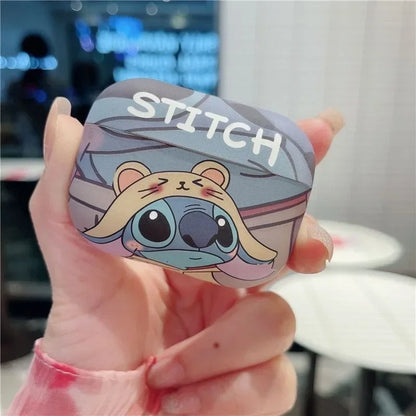 Earphone Accessories For AirPods Pro 2nd Case Cartoon Stitch Cover For AirPods 3 1 2 New Frosted Case Earphone Charging Box