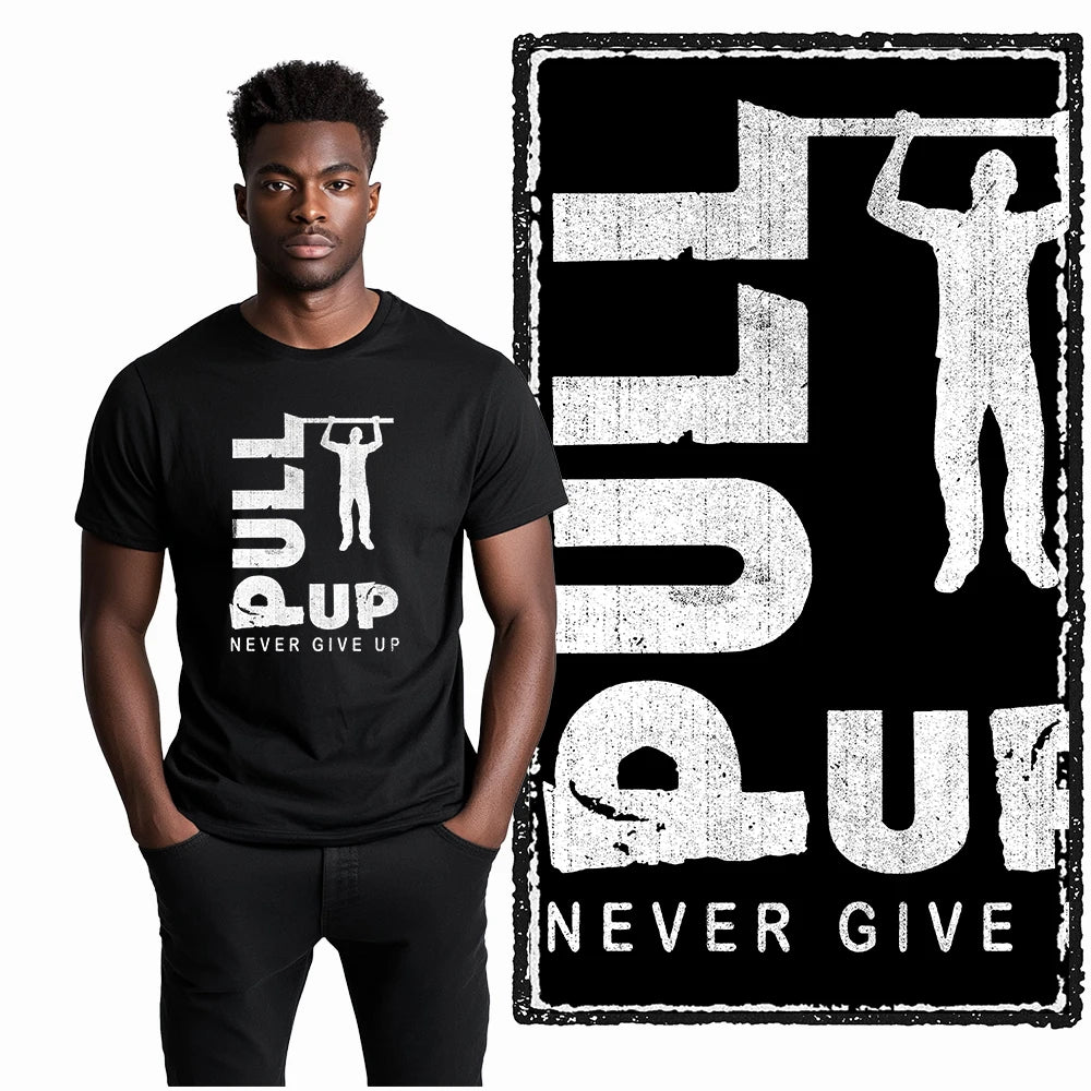 Coolmind YG Fitness Gym Cotton exclusive graphic Men's T-shirt 100% cotton large size fresh black men's new style T-shirt