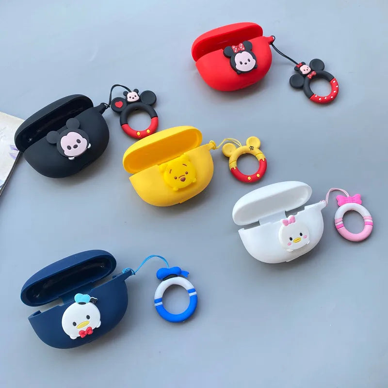 Cartoon Silicone Case For Redmi Buds 5 Pro Bluetooth Wireless Earphones Protective Sleeve Cover For Xiaomi Redmi Buds 5 Pro