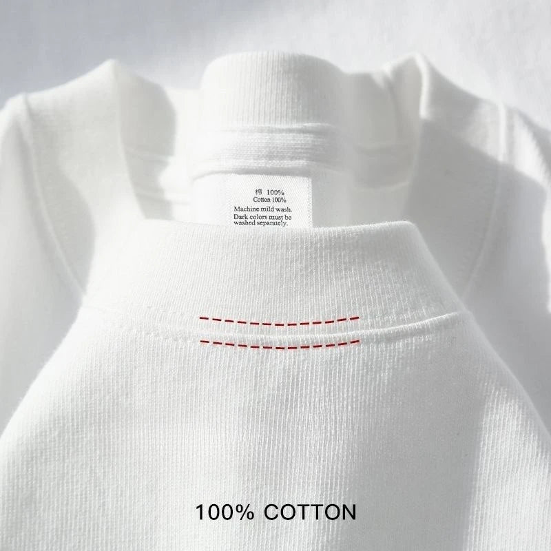 100% Cotton T Shirts Unisex 450G High Quality White T-shirts Tee Shirts Summer Blank Tshirt For Men Camisetas Para Hombre