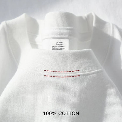 100% Cotton T Shirts Unisex 450G High Quality White T-shirts Tee Shirts Summer Blank Tshirt For Men Camisetas Para Hombre