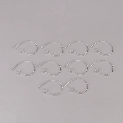 10Pcs Universal Bluetooth Headset Earhooks 6MM Hanger Accessories Hook Loop Universal Caps Ear Ear Ear Clip Hooks