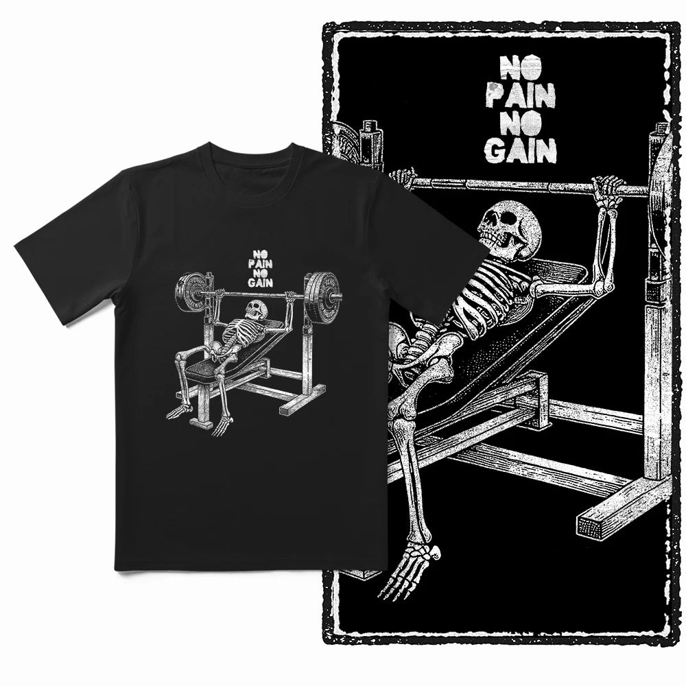 Coolmind YG Fitness Gym Cotton exclusive graphic Men's T-shirt 100% cotton large size fresh black men's new style T-shirt