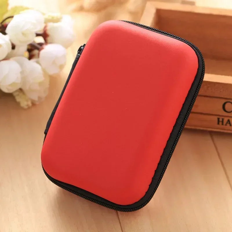 Mini Camera Case Bag Multi-functional Earphone Bag Video Waterproof Digital Portable Hard Bag EVA Storage Box Storage Bags 1Pc