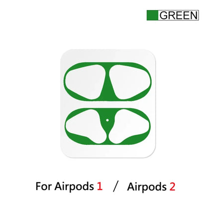 Dust-proof Scratchproof Sticker For AirPods 1 2 Sticker Dust Guard Protective Earphone Film For Apple AirPods 2 1 Cover Stickers