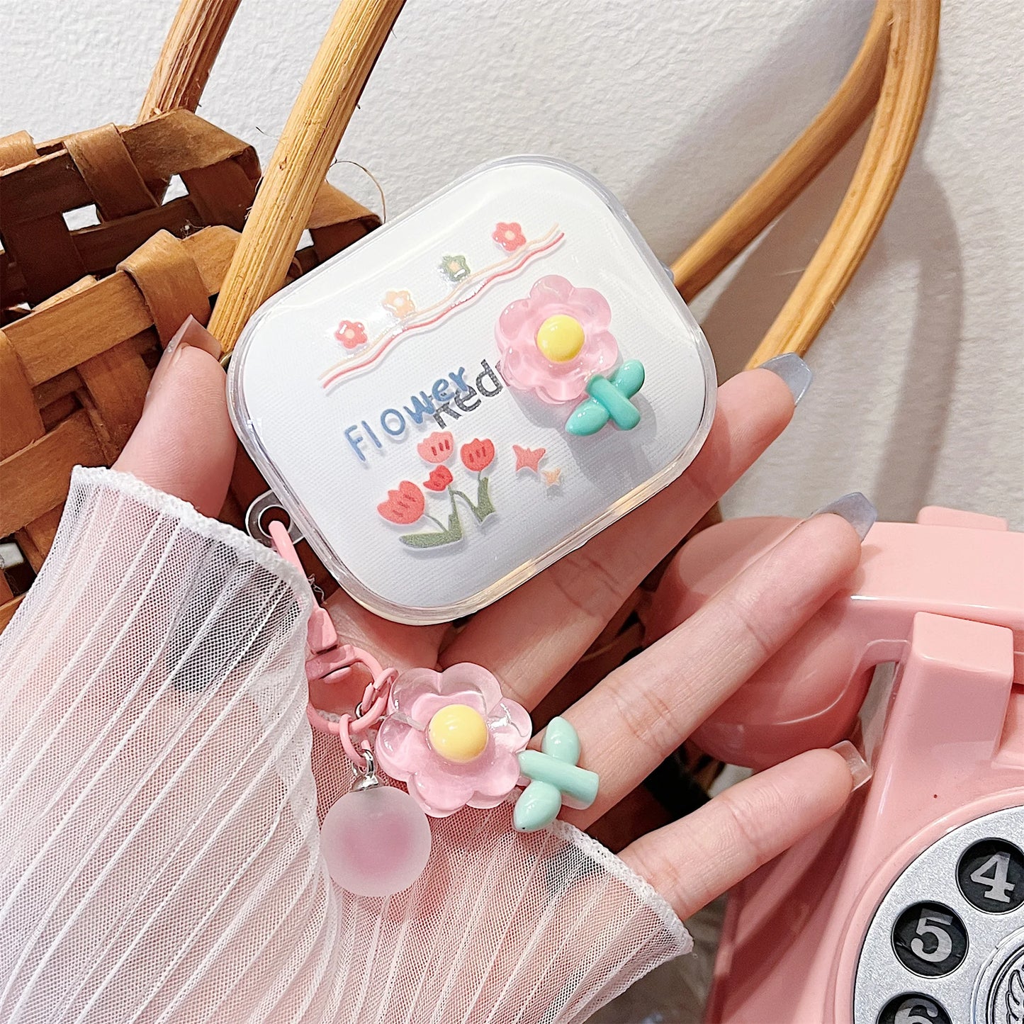 3D Cartoon Transparent For Redmi Buds 6 7S Case Cute Puppy Earphone Shockproof Soft Shell Protective Sleeve Cover