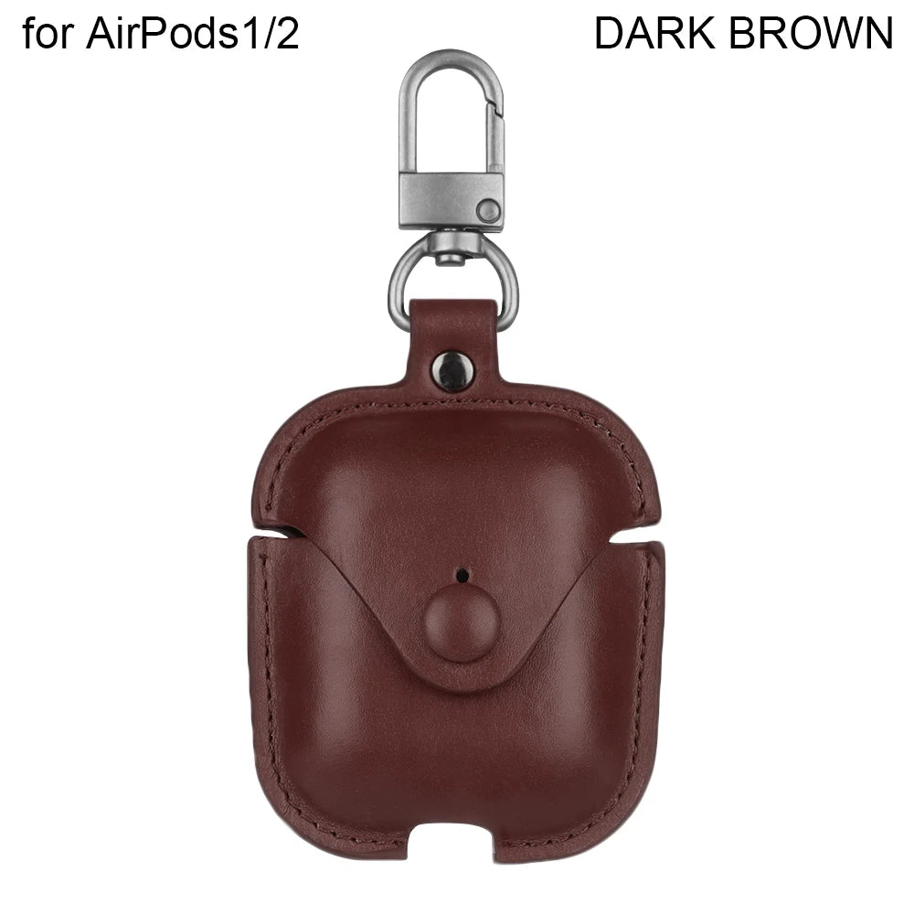 PU Leather Bluetooth Wireless Earphone Case for Apple Airpods 1/2/3/Pro Ultralight Fashion Headphones Case Protective Cover
