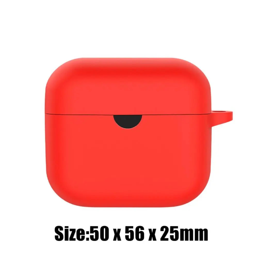 Soft Earphone Case Silicone with Hook Protector Cover Dustproof Anti-drop Protective Sleeve for Anker Soundcore Liberty Air 2