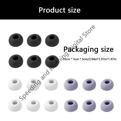 6Pcs Silicone Ear Tips for HUAWEI Freebuds 6i True Wireless Earphone Earbuds Eartips headphones Earplugs