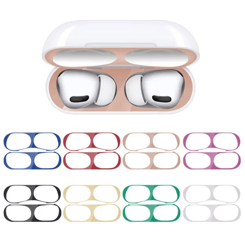 Dust-proof Scratchproof Sticker For AirPods 1 2 Sticker Dust Guard Protective Earphone Film For Apple AirPods 2 1 Cover Stickers