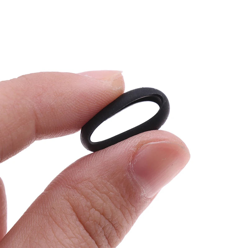 10pcs Flat Earphones Silicon Rubber Ring Case Flexible Earphone Shell Cover for 15mm Earphones