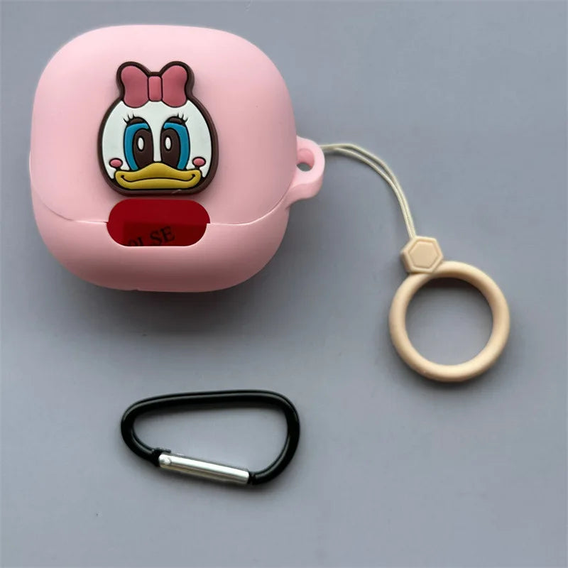 For (MI)Xiaomi Buds 5 ProTrue Wireless Bluetooth Earphone Cover DIY Cartoon Silicone Anti Drop Soft Cover With Hook