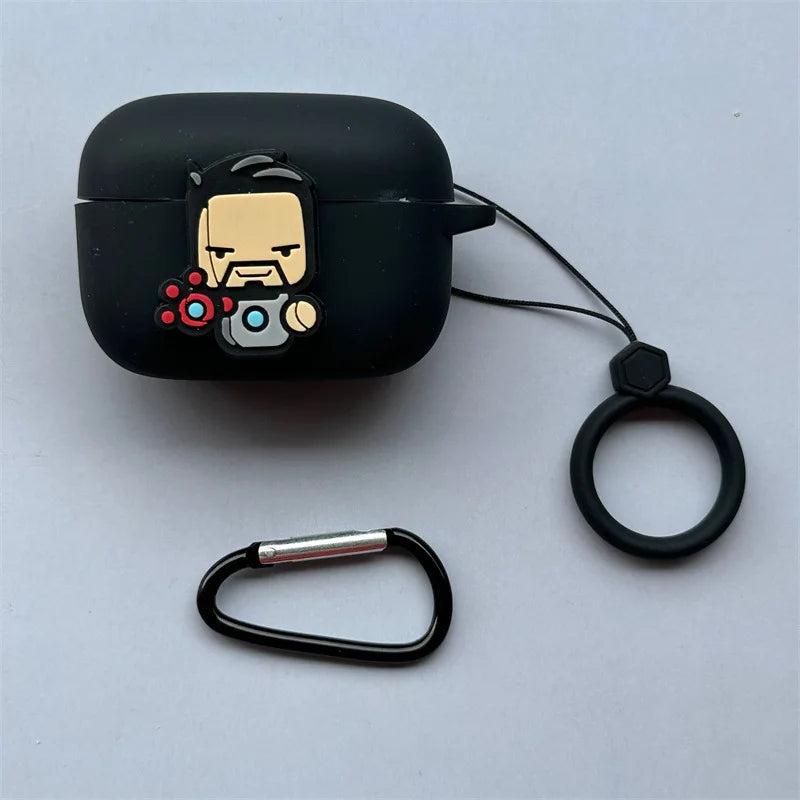 Cartoon Case For TAGRY X08 Case Silicone Ring Anti-drop Protect Earphone Case soft Silicone hearphone box