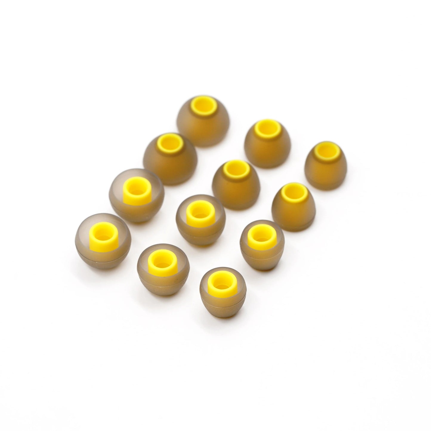 BQEYZ Winter Ultra Eartips Yellow Silicone Earcap 3 Pairs Replacement Silicone Eartips Compatible with BQEYZ Earphone